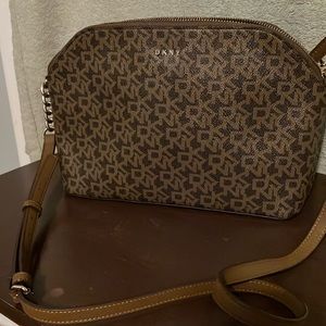 DKNY Medium Satchel. Light Brown